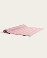 Tapis de bain Ribs - 100 % coton 1000 g/m² - Rose Craie