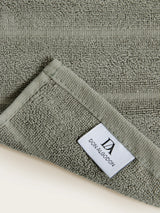 Tapis de bain Ribs - 100 % coton 1000 g/m² - Vert