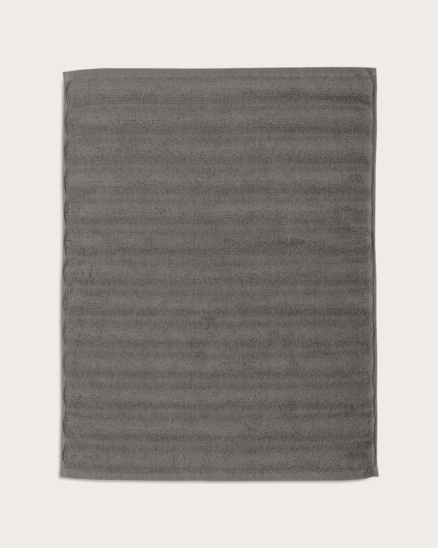 Alfombrilla de Baño Ribs - Algodón 1000 g/m² - Gris
