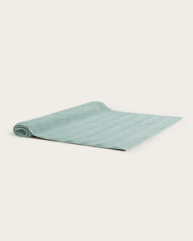 Tapis de Bain Ribs - Coton 1000 g/m² - Aqua