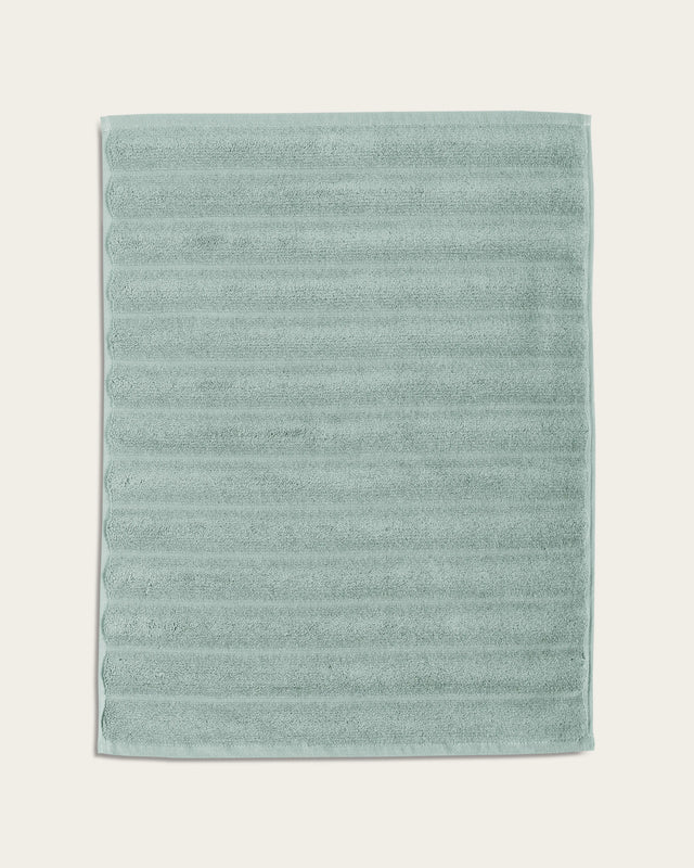 Tapis de Bain Ribs - Coton 1000 g/m² - Aqua