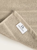 Tapis de bain Ribs - Coton 1000 g/m² - Sable