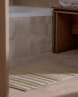 Tapis de bain Ribs - Coton 1000 g/m² - Sable