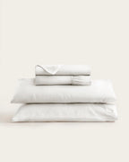 Bamboo Silk Sheet Set - White