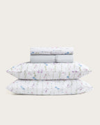 Juego de Sábanas Estampadas Lirela - Algodón 150 hilos - Gris