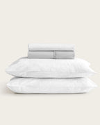 Juego de Sábanas Estampadas Galia - Algodón 150 hilos - Gris