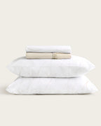 Juego de Sábanas Estampadas Senda - Algodón 150 hilos - Beige