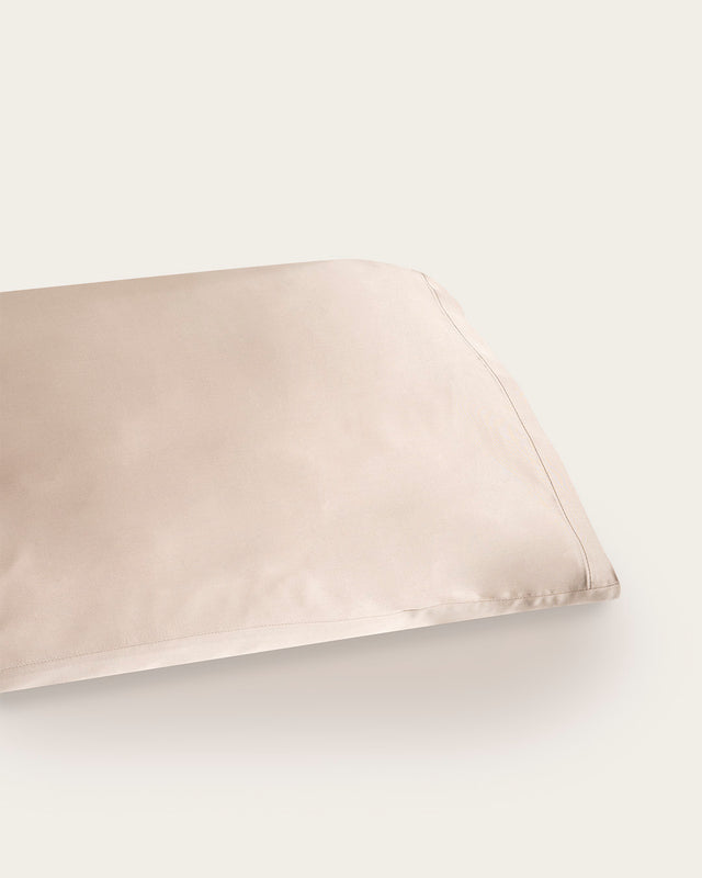 Funda de Almohada Seda de Bambú - Beige