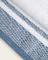 Juego de Toallas Jacquard Sophie - Algodón 550 g/m² - Azul