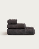 Daphne Jacquard Towel Set - 500 gsm Cotton - Grey