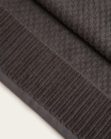 Daphne Jacquard Towel Set - 500 gsm Cotton - Grey