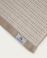 Juego de Toallas Jacquard Eliane - Algodón 550 g/m² - Beige