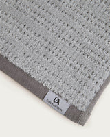 Eliane Jacquard Towel Set - 550 g/m² Cotton - Grey