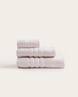 Jacquard Towel Set Juliet - 500 gsm Cotton - Sand
