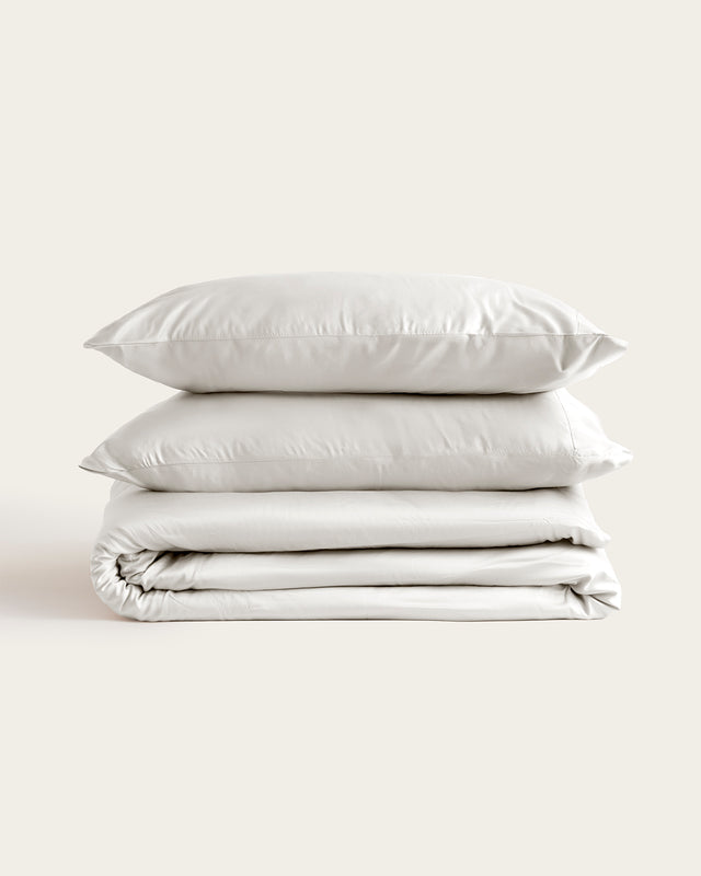 Dúo Nórdico Seda de Bambú - Blanco