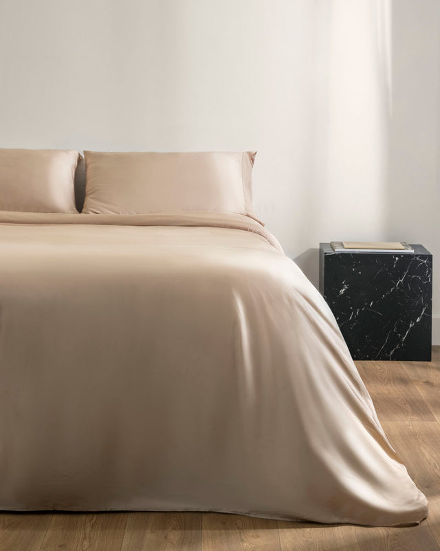 Dúo Nórdico Seda de Bambú - Beige