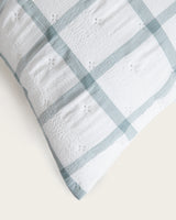 Colcha Hilo Tintado Noa - 100 g/m² - Aguamarina