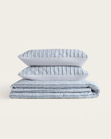 Colcha Hilo Tintado Sorel - 100 g/m² - Azul