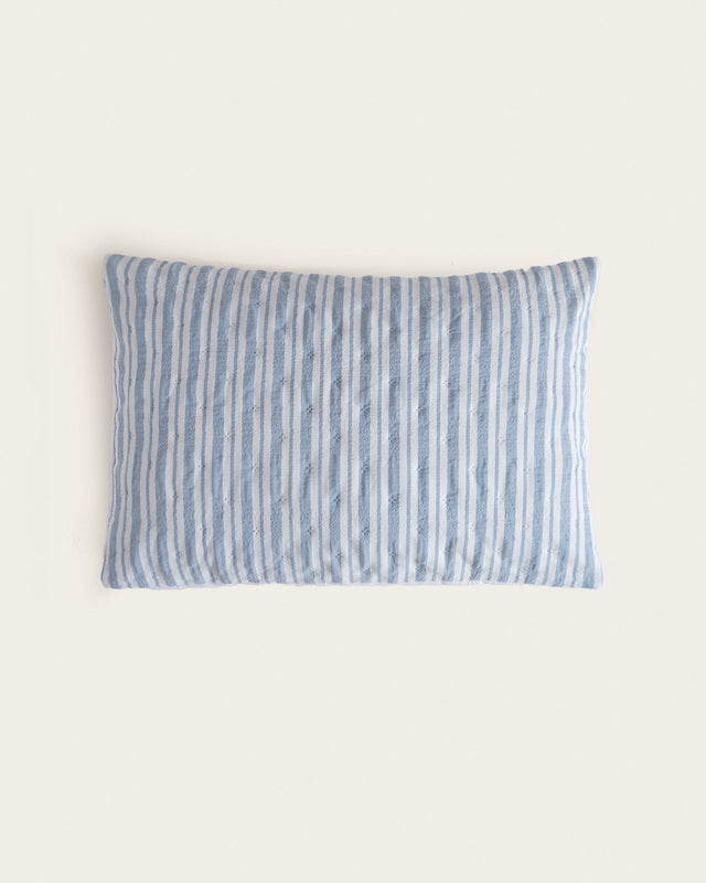 Colcha Hilo Tintado Sorel - 100 g/m² - Azul