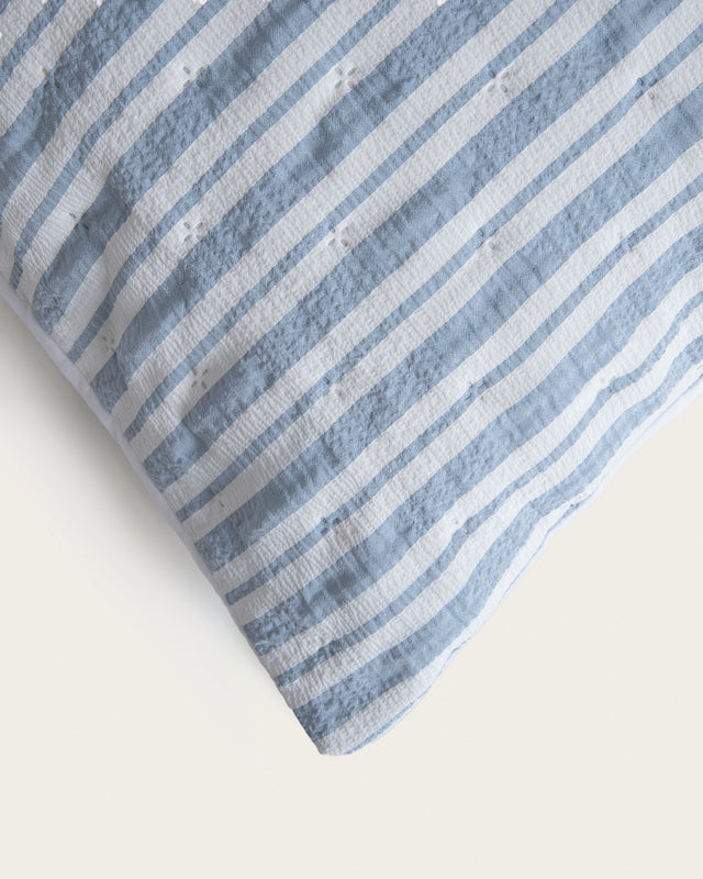 Colcha Hilo Tintado Sorel - 100 g/m² - Azul