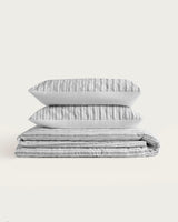 Colcha Hilo Tintado Sorel - 100 g/m² - Gris