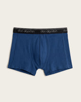 Caleçon Boxer Classique - Coton - Gris Foncé/Bleu