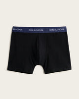 Boxer Briefs Washed Effect - Cotton - Royal Blue/Beige