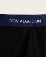 Boxer Briefs Washed Effect - Cotton - Royal Blue/Beige