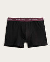 Powder-Effect Boxer Briefs - Cotton - Green/Maroon