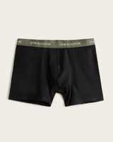 Powder-Effect Boxer Briefs - Cotton - Green/Maroon