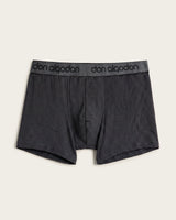 Caleçon Boxer Imprimé Rayures - Coton - Marine/Noir