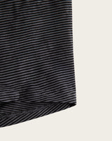 Caleçon Boxer Imprimé Rayures - Coton - Marine/Noir