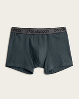 Caleçon boxer imprimé rayé - Coton - Vert/Marine