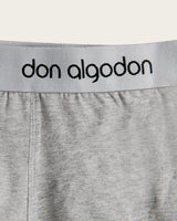 Caleçon boxer basique - Coton - Marine/Gris