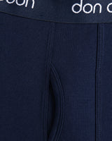 Caleçon boxer basique - Coton - Marine/Gris