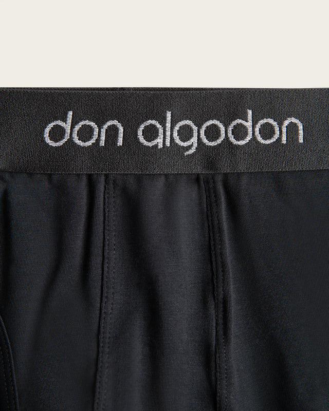 Basic Boxer Brief - Cotton - Black/Anthracite