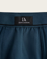 Caleçon boxer à imprimé géométrique Nœud papillon - Coton - Vert/Noir
