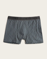 Geometric Half-Moon Print Boxer Briefs - Cotton - Black/Green