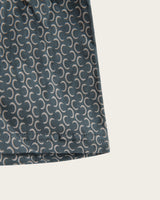 Geometric Half-Moon Print Boxer Briefs - Cotton - Black/Green