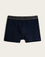 Men's Half-Moon Geometric Print Boxer Briefs - Cotton - Navy/Black