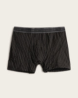Men's Half-Moon Geometric Print Boxer Briefs - Cotton - Navy/Black