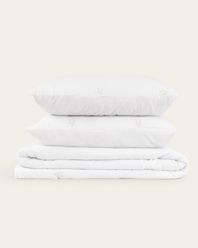 Colcha Bordada Palma - 85 g/m²