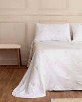 Colcha Bordada Palma - 85 g/m²