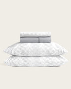 Juego de Sábanas Estampadas Inara - Algodón 150 hilos - Gris