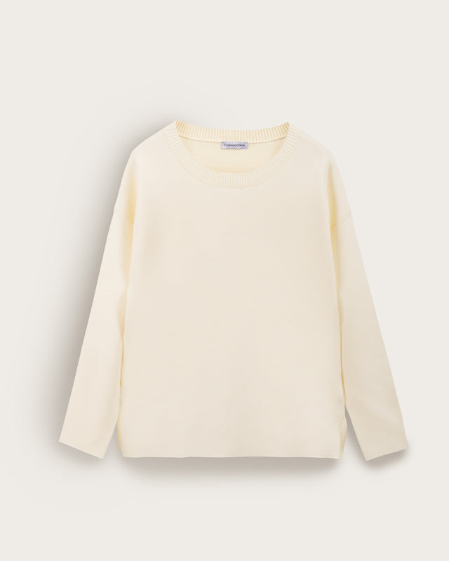 Jersey Cuello Caja Punto Soft - Algodón