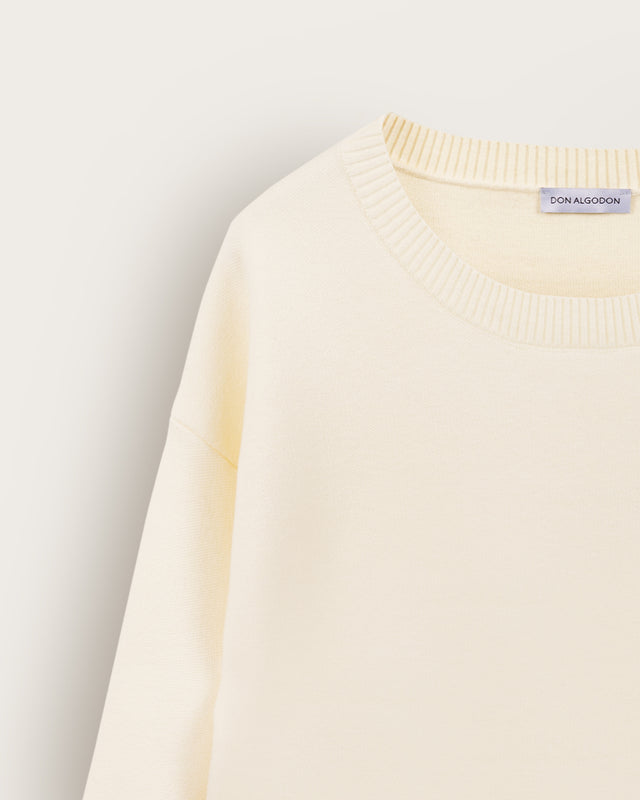 Jersey Cuello Caja Punto Soft - Algodón