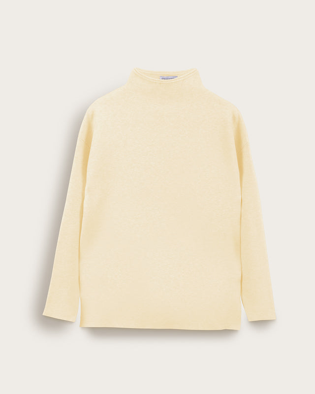 Jersey Manga Larga Cuello Chimenea - Algodón