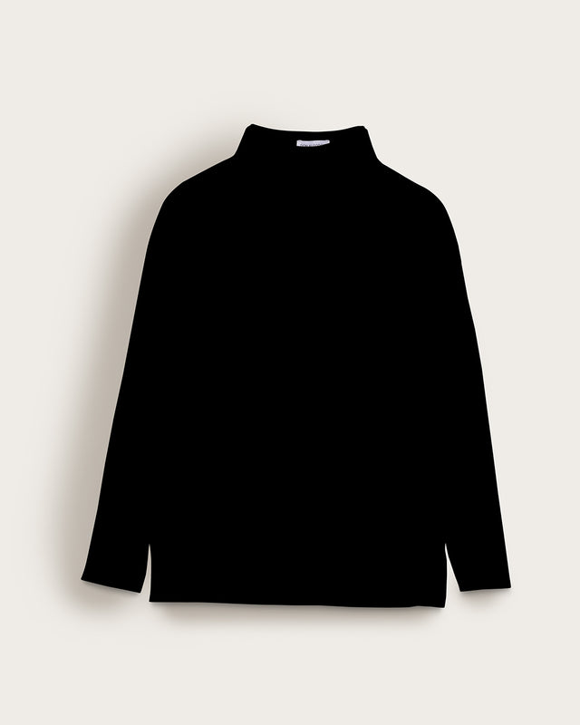 Jersey Manga Larga Cuello Chimenea - Algodón