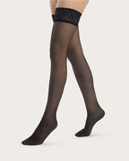 Media Blonda Lycra 17 Deniers - 2 Pares