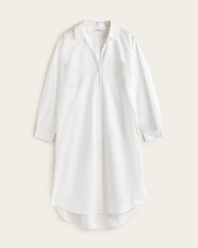 Vestido Básico Camisero - Algodón